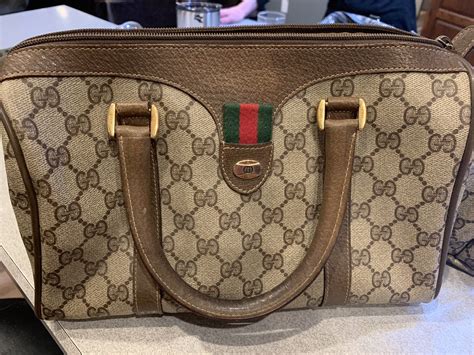 gucci vintage boston bag ebay|authentic gucci boston bag.